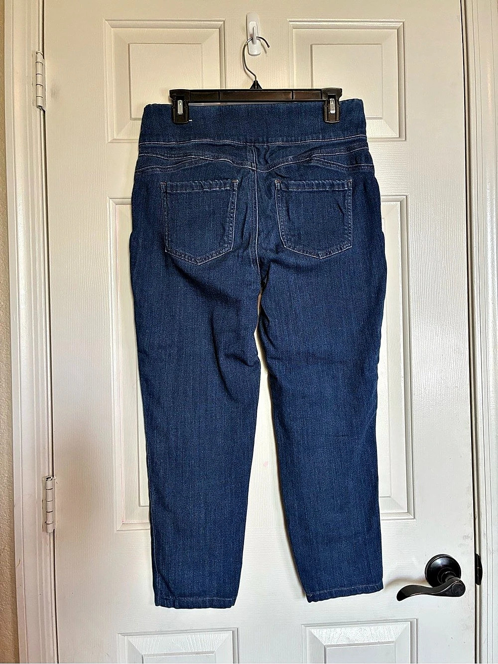 Chico's Perfect Stretch Pull On Jegging Ankle 0.5 Blue Ankle Jeans Size 0.5 Like - Picture 2 of 7